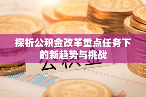 七星关探析公积金改革重点任务下的新趋势与挑战