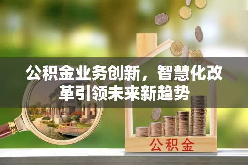 七星关公积金业务创新，智慧化改革引领未来新趋势