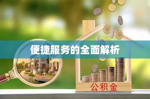 七星关便捷服务的全面解析