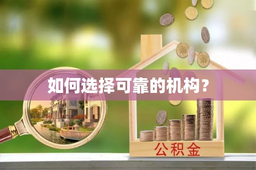 七星关如何选择可靠的机构？
