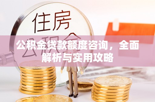 七星关公积金贷款额度咨询，全面解析与实用攻略