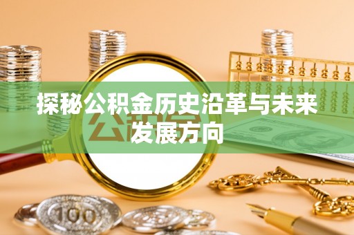 七星关探秘公积金历史沿革与未来发展方向