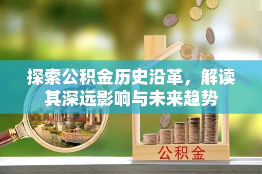 七星关探索公积金历史沿革，解读其深远影响与未来趋势