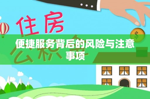 七星关便捷服务背后的风险与注意事项